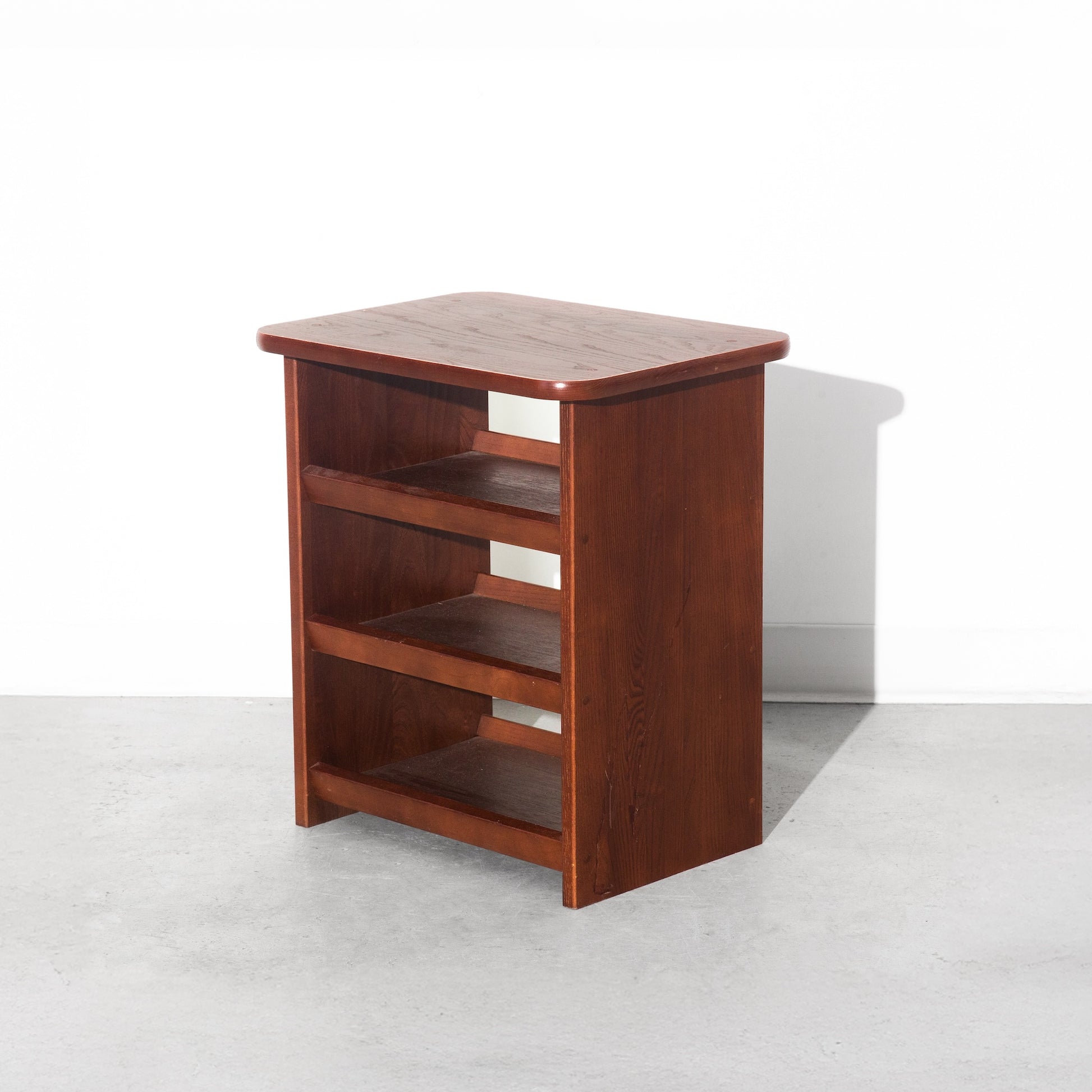 Vintage Wooden Shelf Side Table