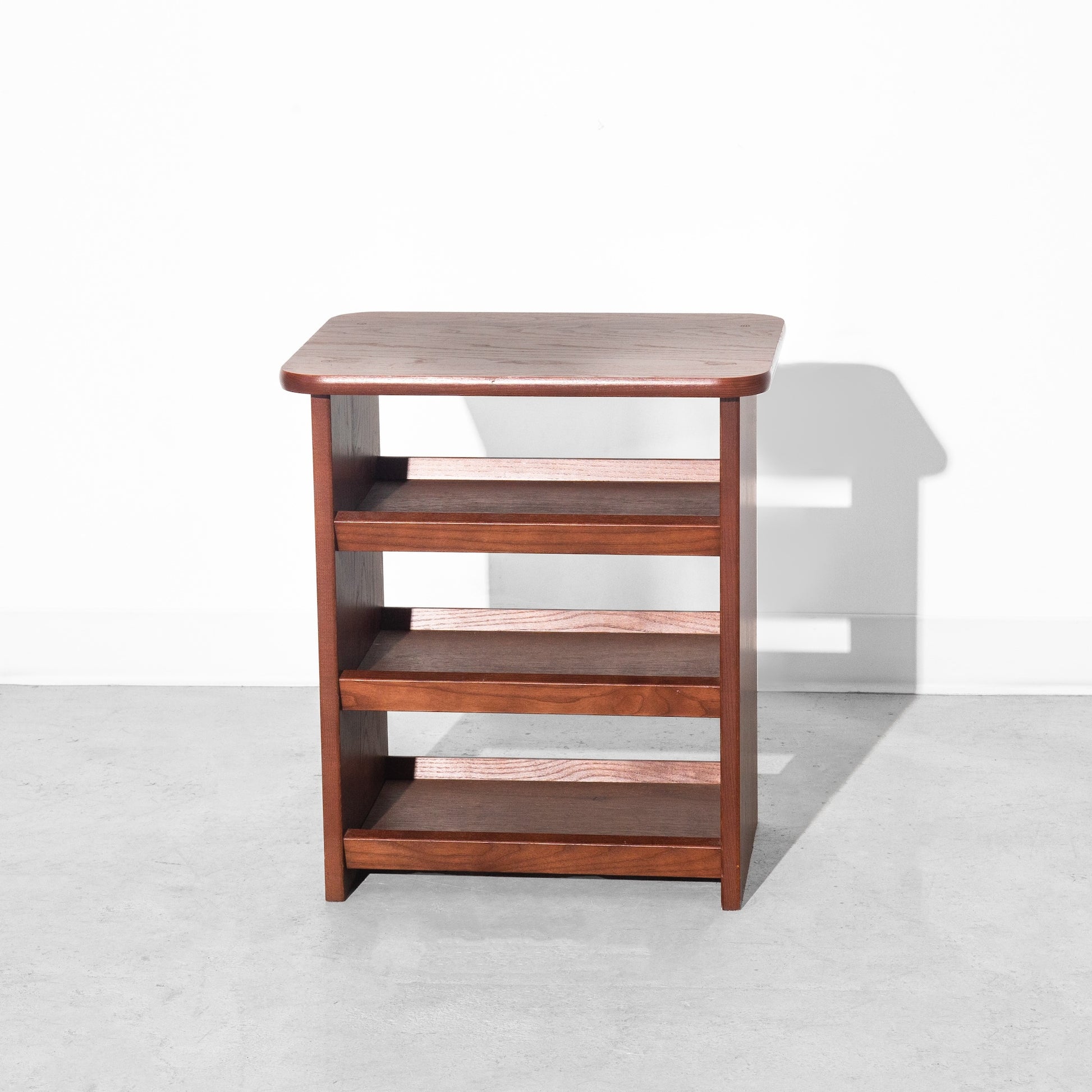 Vintage Wooden Shelf Side Table