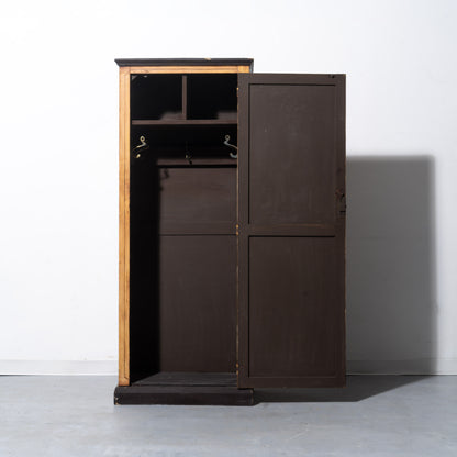 Hand-Painted Solid Wood "Fitness Emporium" Wardrobe