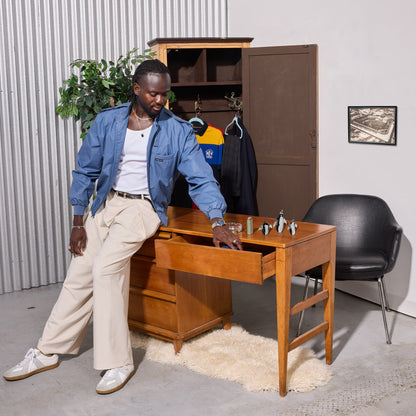 Hand-Painted Solid Wood "Fitness Emporium" Wardrobe