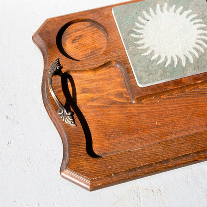 Mid-Century Modern Wooden Cheeseboard