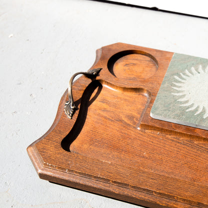 Mid-Century Modern Wooden Cheeseboard