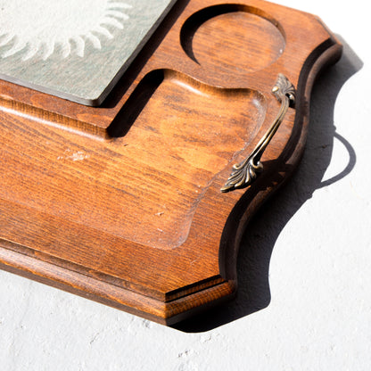 Mid-Century Modern Wooden Cheeseboard