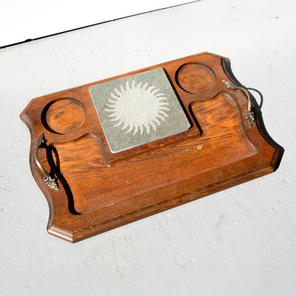 Mid-Century Modern Wooden Cheeseboard