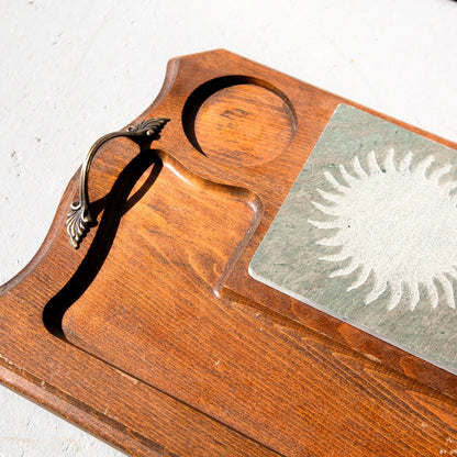 Mid-Century Modern Wooden Cheeseboard