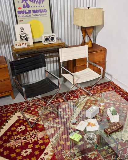 Carved Solid Hardwood Sculptured Lamps (2 Available)