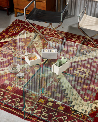 Red Hand-Woven Moroccan Behaad Rug