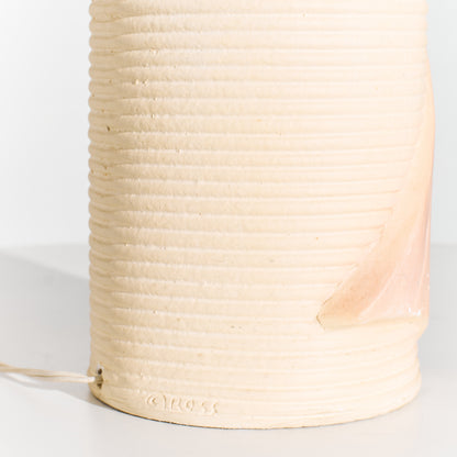 Tall Art Deco Ceramic Lamp (2 Available)